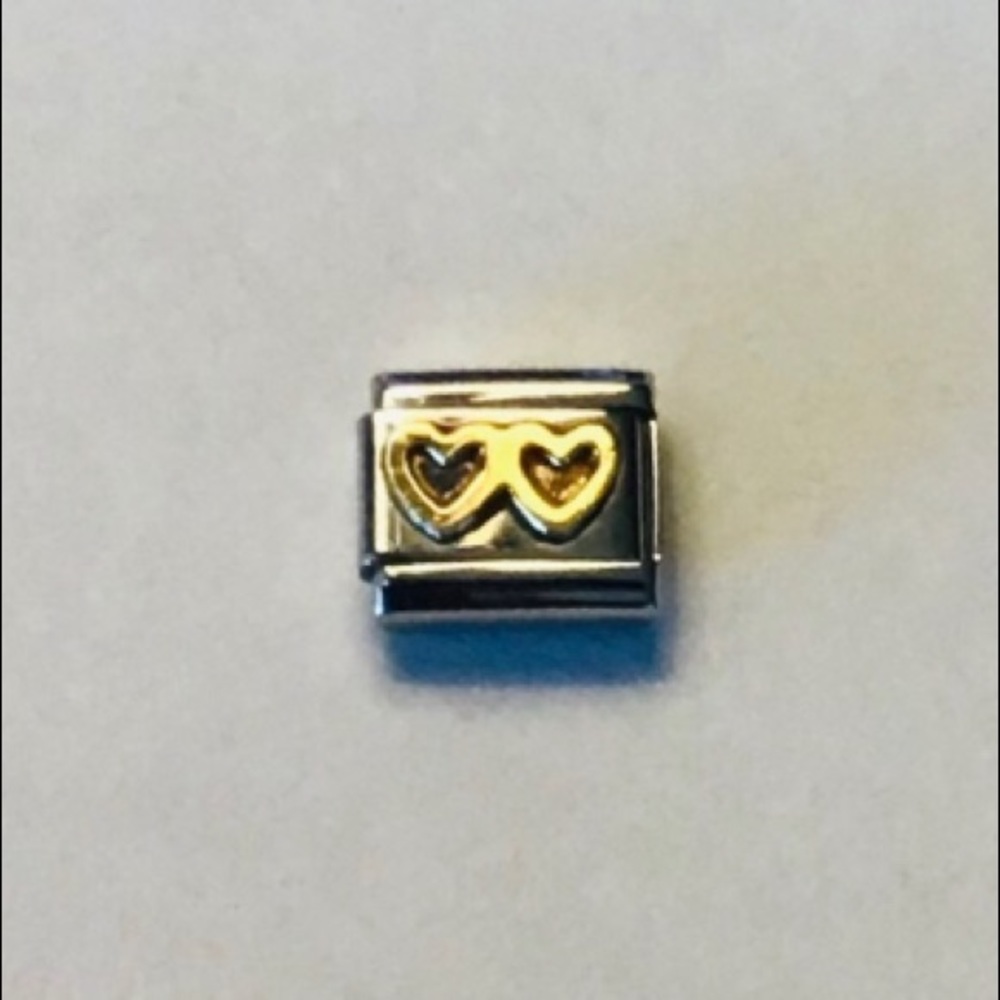 18K Two Hearts Nomination Charm